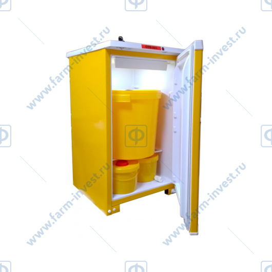 Холодильник для временного хранения медицинских отходов GTS-521 (120 л) с замком