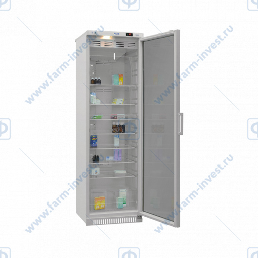 Холодильник фармацевтический ХФ-400-3(ТС) ПОЗиС (400 л) с тонированной стеклянной дверью