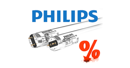 Снижены цены на лампы ультрафиолетовые TUV Philips Снижены цены на лампы ультрафиолетовые TUV Philips