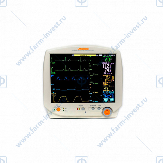 Монитор пациента реанимационный и анестезиологический МИТАР 01-Р-Д (комплект №6) с экраном 12,1