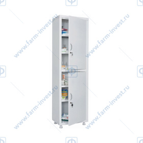 Шкаф медицинский ПРОМЕТ HILFE МД 1 1657/SS для хранения медикаментов