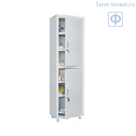 Шкаф медицинский ПРОМЕТ HILFE МД 1 1657/SS для хранения медикаментов