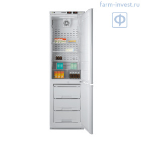 Холодильник комбинированный лабораторный ХЛ-340 ПОЗиС (270/130 л) с металлическими дверями