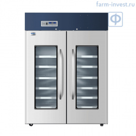 Холодильник фармацевтический Haier HYC-1378 (1378 л) с металлическими дверями со стеклянным окном