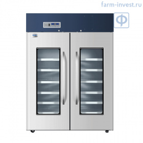 Холодильник фармацевтический Haier HYC-1378 (1378 л) с металлическими дверями со стеклянным окном