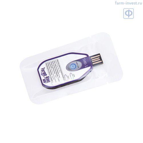 Термоиндикатор одноразовый настраиваемый ТИ6-1+ (4-х пороговый, 10 суток)