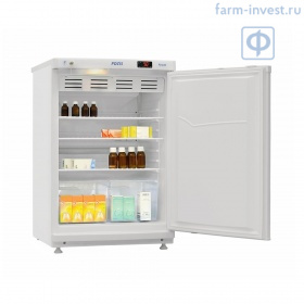 Холодильник фармацевтический ХФ-140-2 ПОЗиС (140 л) с дверью из металлопласта и блоком управления БУ-М01, серебро
