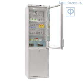 Холодильник комбинированный лабораторный ХЛ-340-1(ТС) ПОЗиС (270/130 л) с тонированной стеклянной, металлической дверью и блоком управления БУ-М01