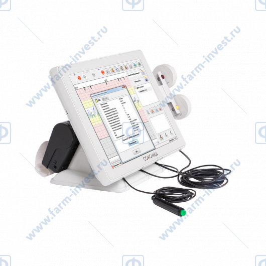 Монитор фетальный Сономед-200 с сенсорным экраном и термопринтером для одно/двуплодной беременности