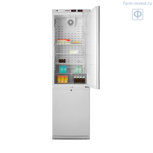 Холодильник комбинированный лабораторный ХЛ-340 ПОЗиС (270/130 л) с металлическими дверями