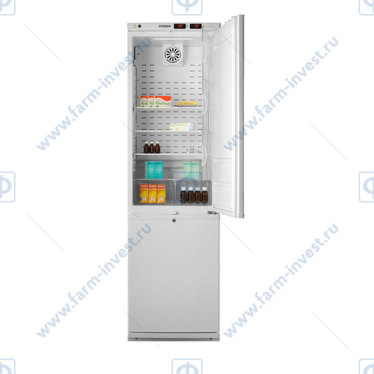 Холодильник комбинированный лабораторный ХЛ-340 ПОЗиС (270/130 л) с металлическими дверями