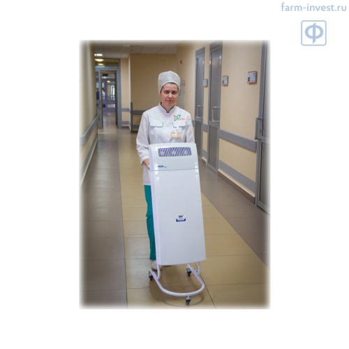 Облучатель-рециркулятор воздуха ультрафиолетовый бактерицидный ОРБ-2П POZIS Etra (5х15) передвижной