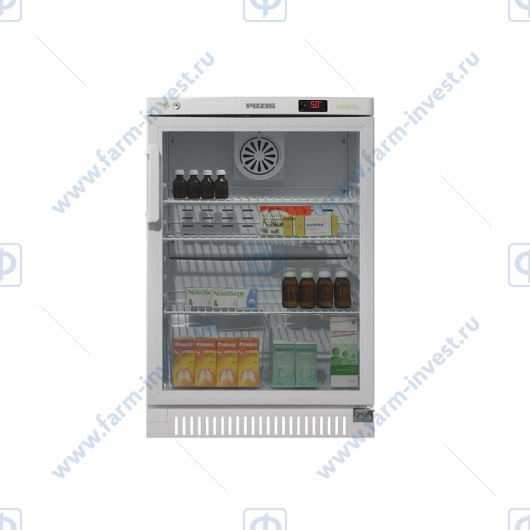 Холодильник фармацевтический ХФ-140-1 ПОЗиС (140 л) со стеклянной дверью