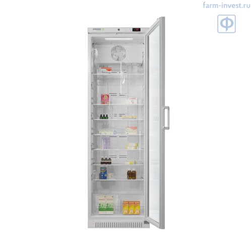Холодильник фармацевтический ХФ-400-3 ПОЗиС (400 л) со стеклянной дверью