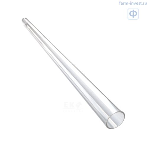 Чехол кварцевый для УФ-лампы RQ 200 (d=35х2 мм, L=1097 мм), незапаянный