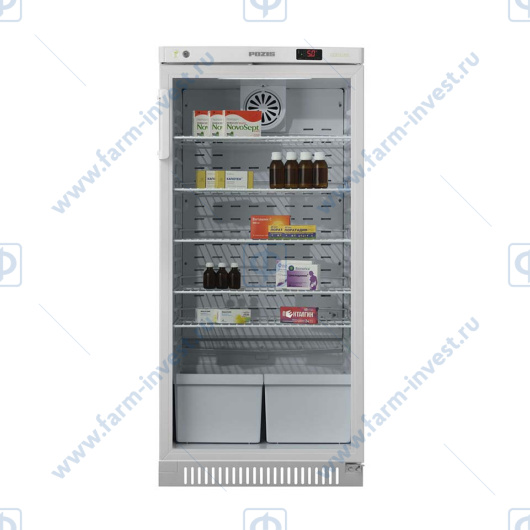Холодильник фармацевтический ХФ-250-3 ПОЗиС со стеклянной дверью (250 л)