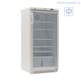 Холодильник фармацевтический ХФ-250-5 ПОЗиС (250 л) со стеклянной дверью и блоком управления БУ-М01