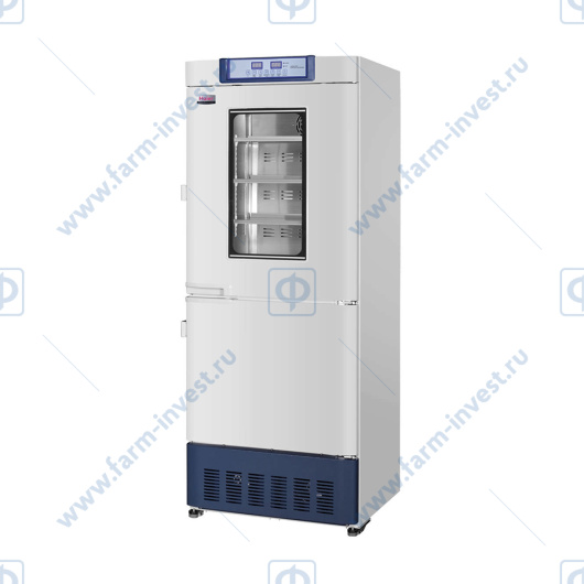 Холодильник фармацевтический Haier HYCD-282А (185/97 л) со стеклянной и металлической дверью