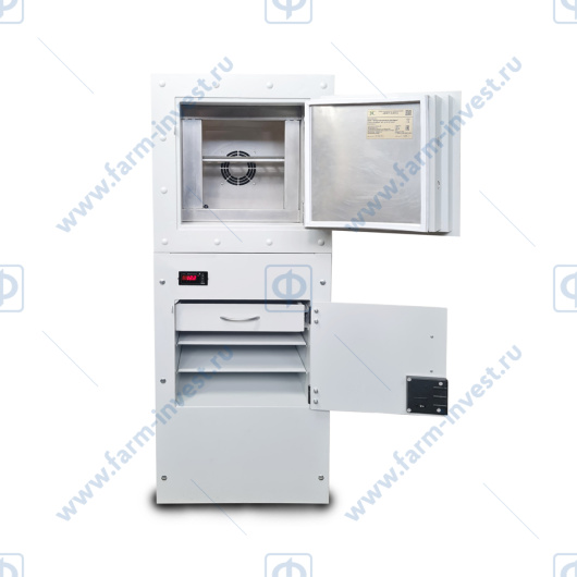 Сейф-холодильник медицинский ВЭСТ-3-20-С (20 л) 3-го класса устойчивости к взлому с металлическим ящиком для документов