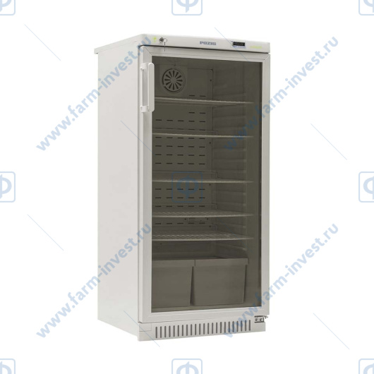 Холодильник фармацевтический ХФ-250-5(ТС) ПОЗиС (250 л) с тонированной стеклянной дверью и блоком управления БУ-М01