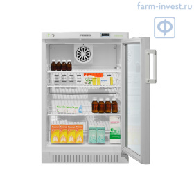Холодильник фармацевтический ХФ-140-3 ПОЗиС (140 л) со стеклянной дверью и блоком управления БУ-М01