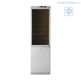 Холодильник комбинированный лабораторный ХЛ-340(ТС) ПОЗиС (270/130 л) с тонированной стеклянной и металлической дверью