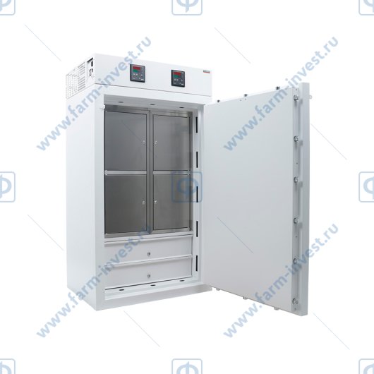 Сейф-термостат (сейф-холодильник) медицинский TS-3/100 двухкамерный (160 л) 3-го класса устойчивости к взлому