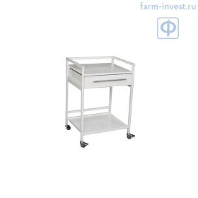 Столик манипуляционный металлический передвижной СММП-08-Я-ФП-02-1
