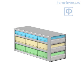 Криостеллаж с выдвижными ячейками Meling ZKL304-332B-CT