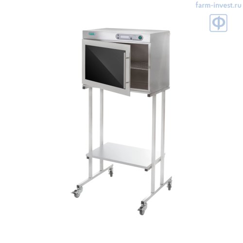 Камера бактерицидная для хранения стерильных медицинских инструментов СПДС-2-К (57 л) из нержавеющей стали передвижная