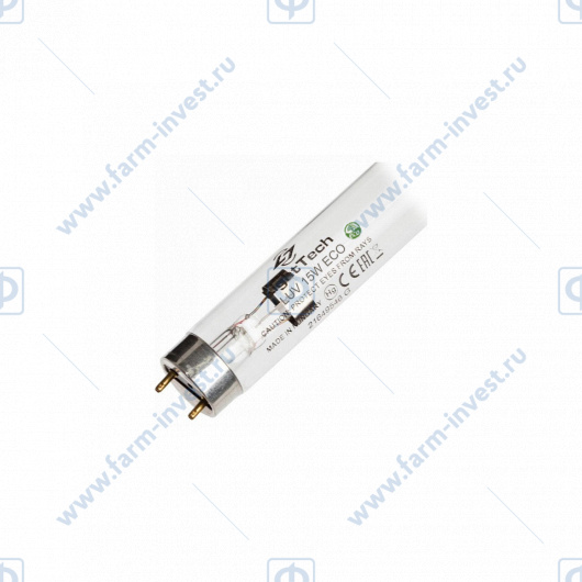 Комплект бактерицидных ультрафиолетовых ламп LightTech LUV 15W ECO в тубе для рециркуляторов (3 лампы)