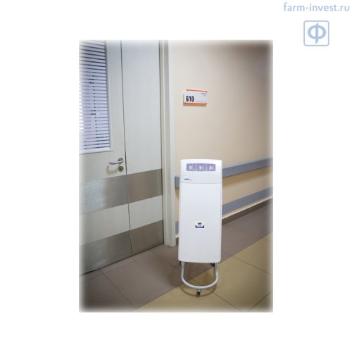 Облучатель-рециркулятор воздуха ультрафиолетовый бактерицидный ОРБ-2П POZIS Etra (5х15) передвижной