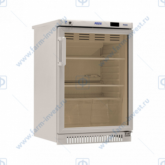 Холодильник фармацевтический ХФ-140-1(ТС) ПОЗиС (140 л) с тонированной стеклянной дверью