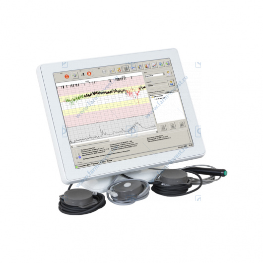Монитор фетальный Сономед-200 с сенсорным экраном для одноплодной беременности