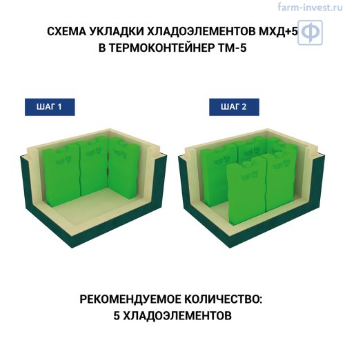 Термоконтейнер медицинский ТМ-5 ТЕРМО-КОНТ МК (5,7 л)