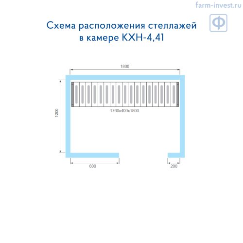 Камера холодильная сборная КХН-4,41 Polair (-25…+10˚С) для пищевых продуктов
